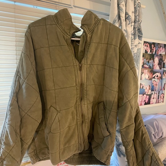 Free People Dolman Quilted Knit Jacket - Picture 2 of 4